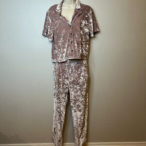 Marine Layer Crushed Velvet Pajamas (S)